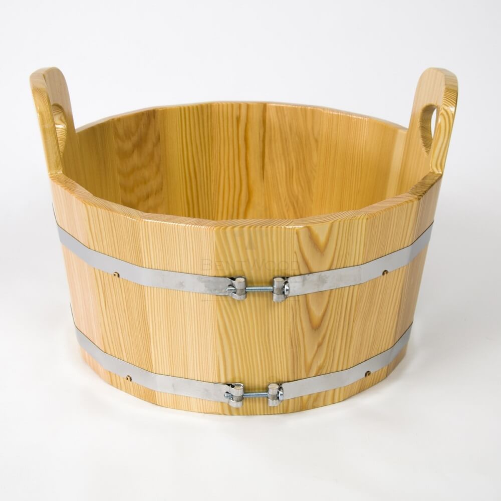 Шайка Bentwood 15л лиственница натуральная
