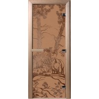 Дверь Doorwood Мишки Бронза матовая
