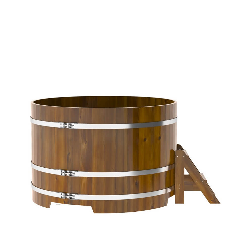 Купель круглая BentWood D=1,50 лиственница мореная рустик