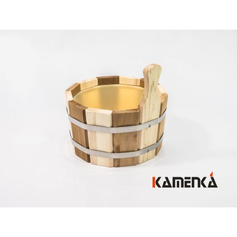 Ушат 4л ЗЕБРА с пласт. вкл. Термо