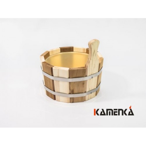 Ушат 4л ЗЕБРА с пласт. вкл. Термо