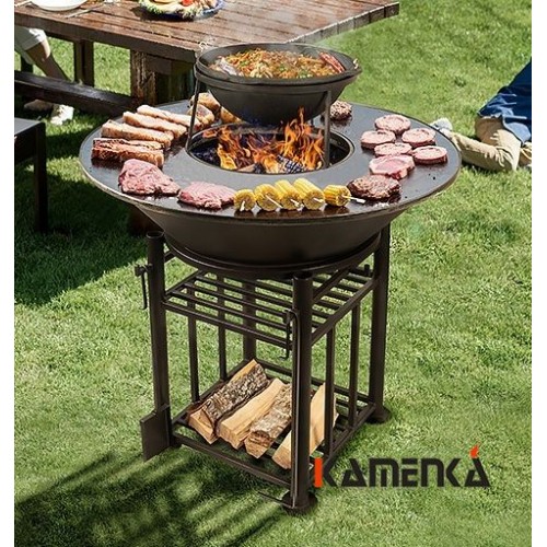 Очаг Везувий FANTASTIC GRILL ЛЕГЕНДА Металл 1000