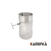 Шибер EcoFlue 0,5мм нержавейка, диаметр 150
